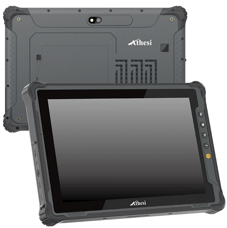 Athesi E10E: composición de las vistas frontal y trasera con pantalla apagada y cámara posterior | BELSATIA