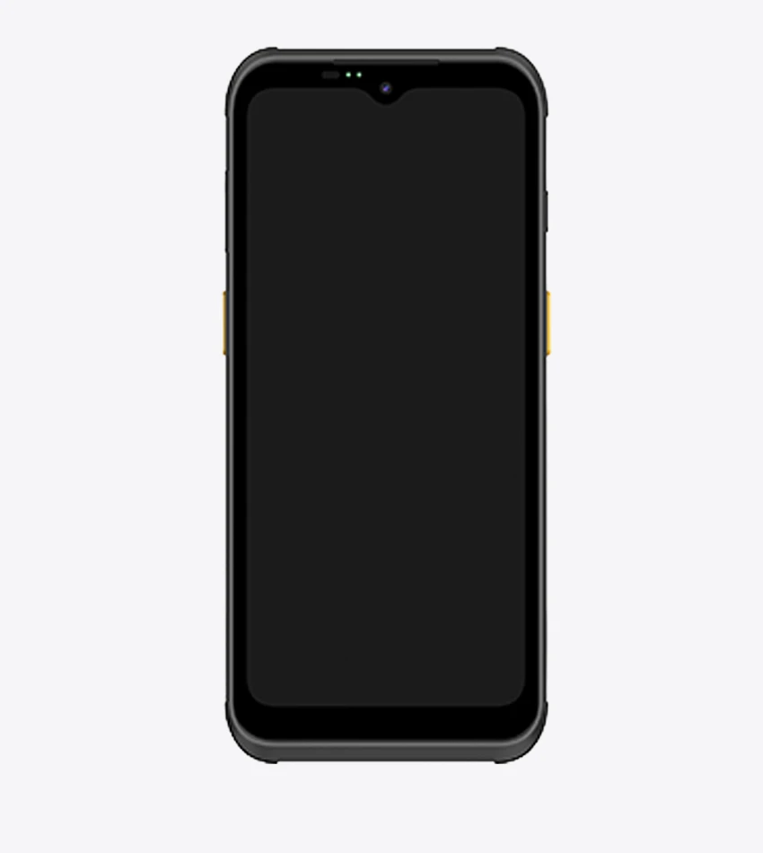 Athesi E65: vista frontal con pantalla apagada y marco negro | BELSATIA