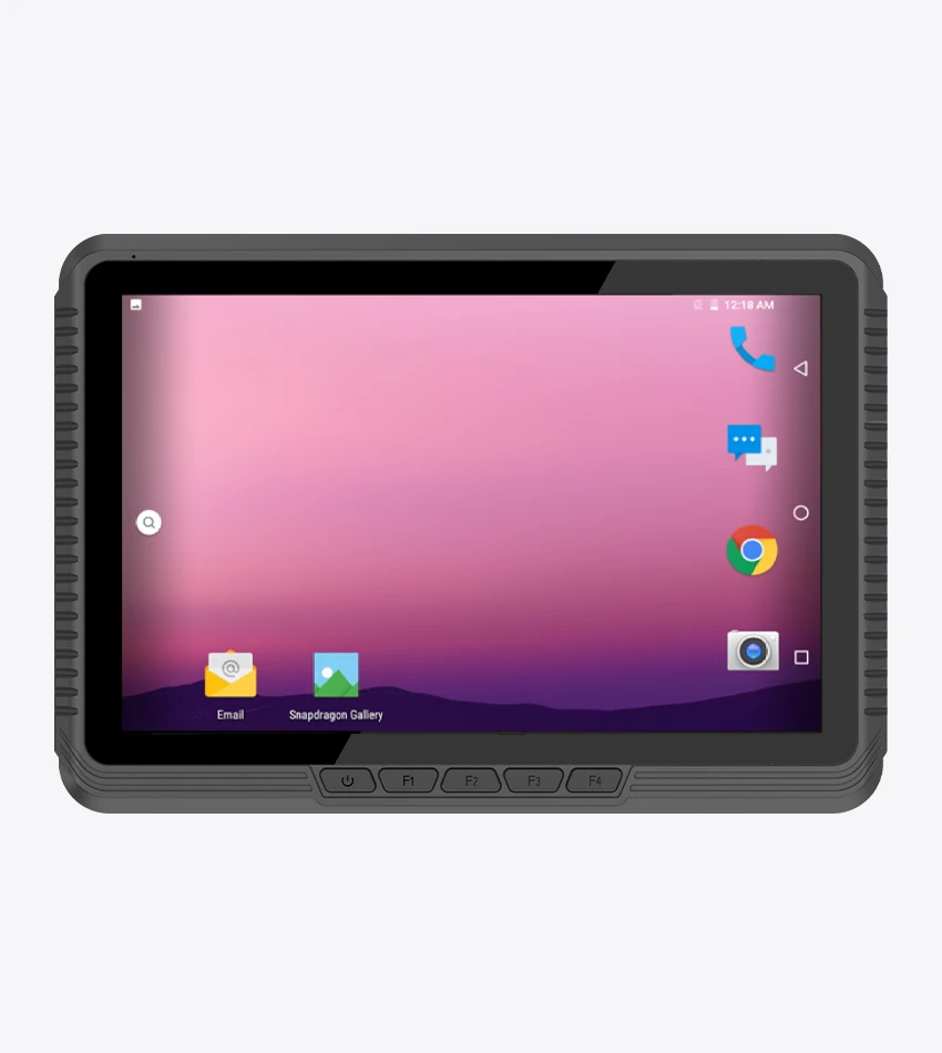 Athesi EVM10A: vista frontal con pantalla encendida en orientación horizontal | BELSATIA