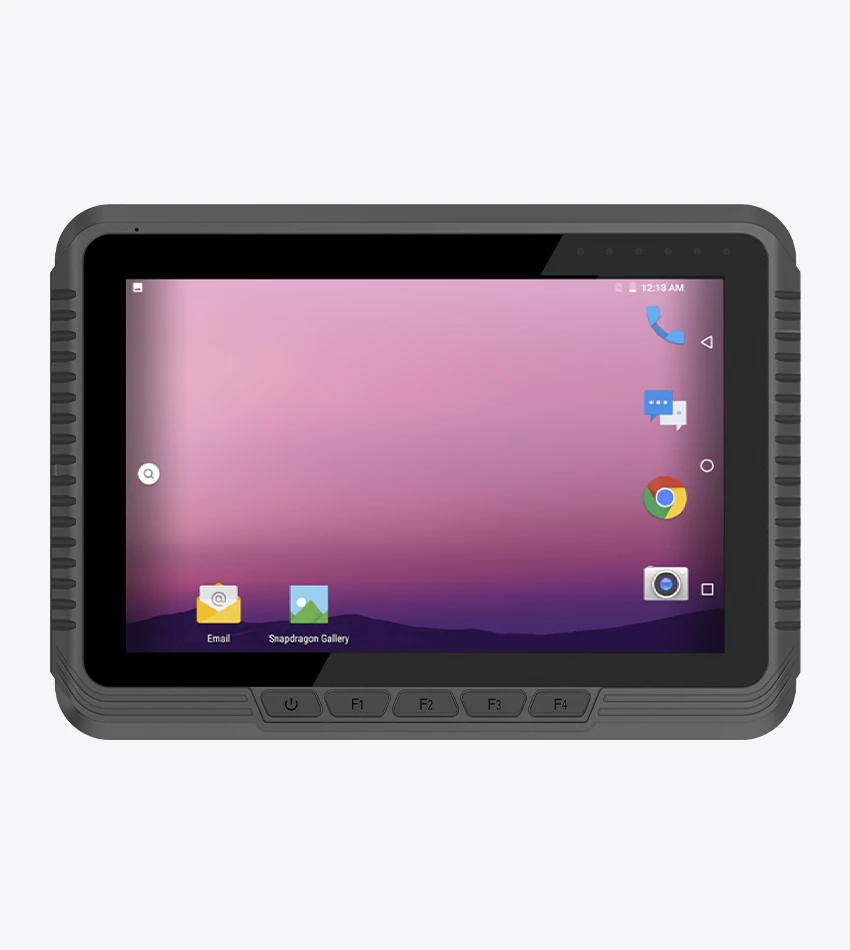 Athesi EVM8A: vista frontal con pantalla encendida en orientación horizontal | BELSATIA
