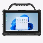 Athesi RT140: vista frontal con pantalla encendida y asa de transporte elevada | BELSATIA